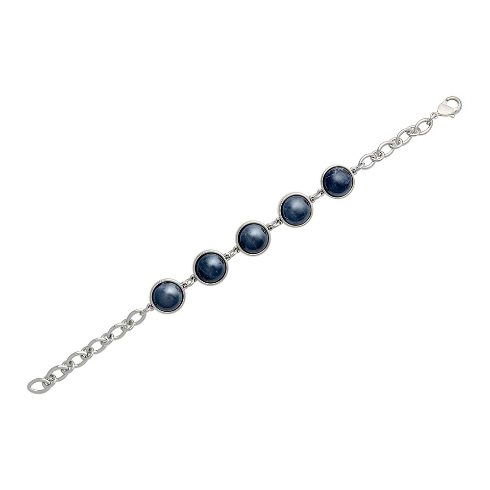 Браслет классический Possebon Pearl Sodalite C1362.22 BL/S