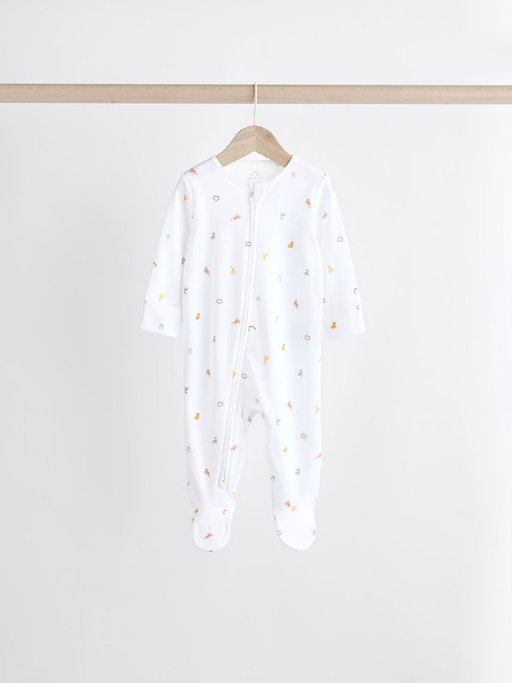 Комбинезон / Cлип для малышей Next K79-485, 4 шт., Белый