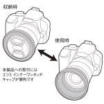 Каучуковая резьбовая бленда Etsumi Hama Lens Hood 40,5mm