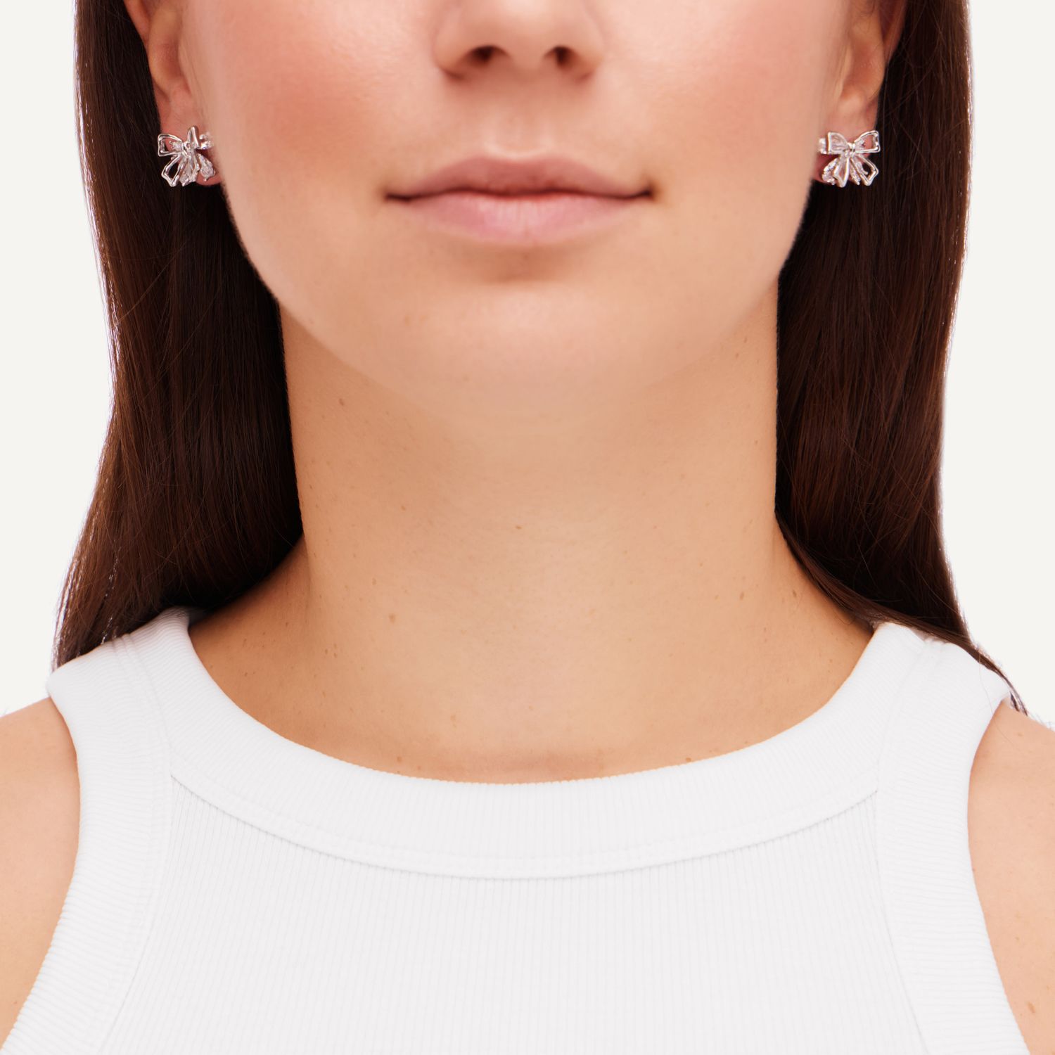 Серьги Airy-Fairy Bow Earrings – Silver