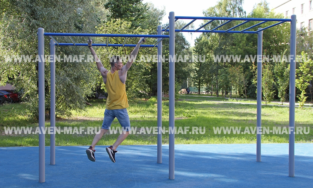 Башня с четырьмя турниками Воркаут