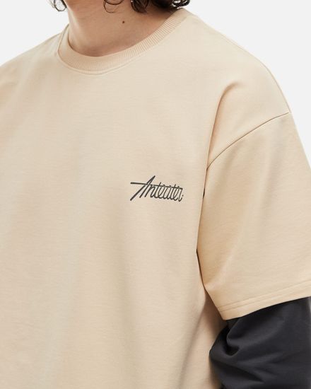 Лонгслив ANTEATER Phat Double 105 бежевый