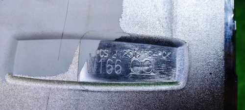 Накладка заднего бампера Mercedes M W166 (2011-2015)
