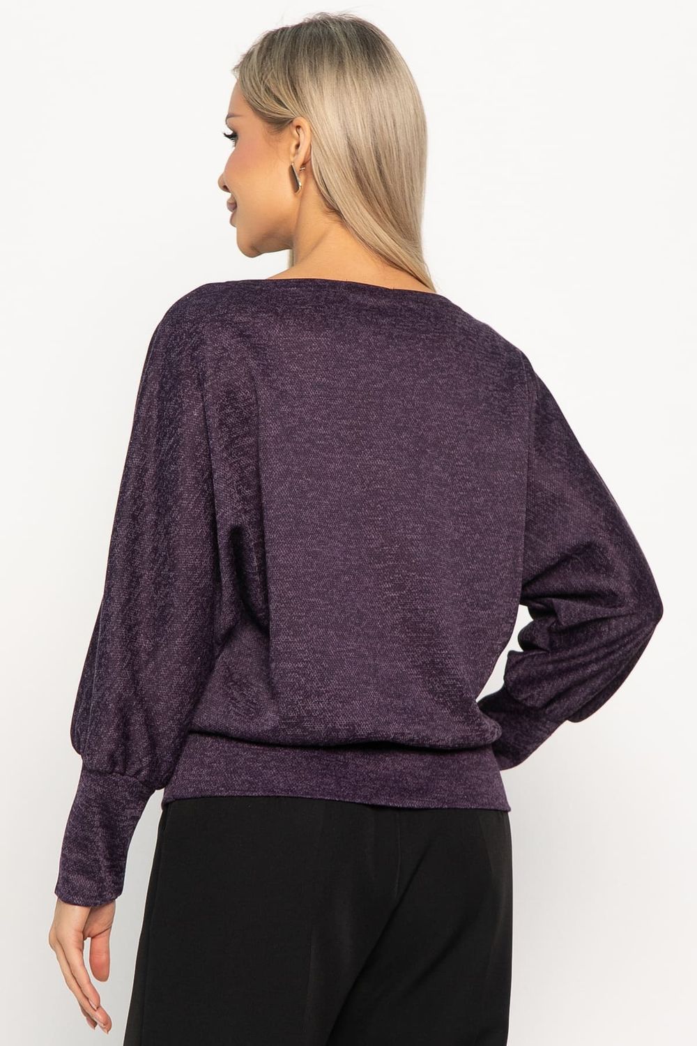 Блуза Гостья из будущего НЬЮ (сливовая) Б14922-19М LT Collection