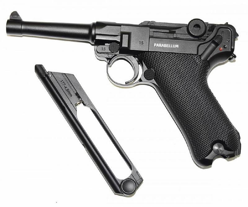 Пистолет пневматический Gletcher Parabellum (Luger)