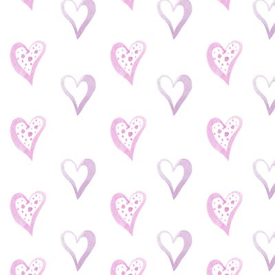 Розовые сердечки