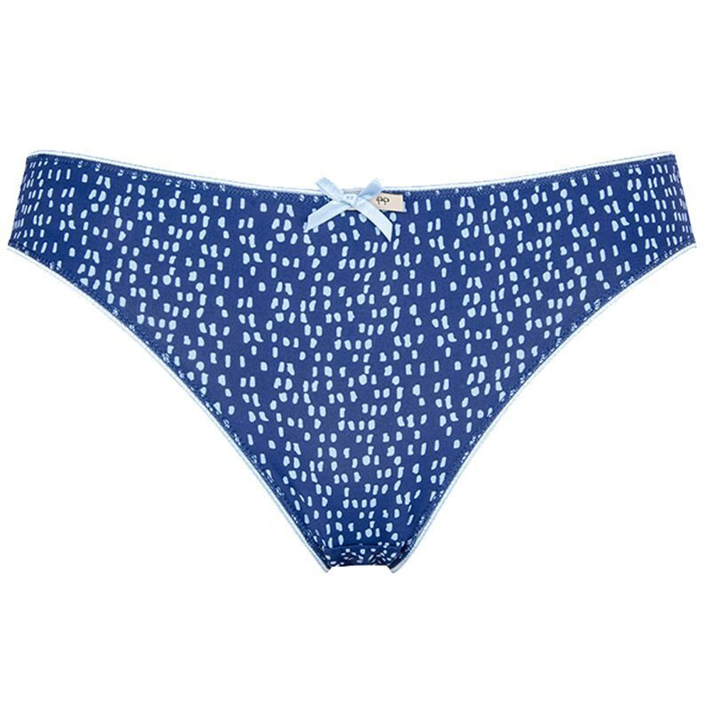 Набор из 3 сине-голубых трусиков-слип Olivia (Размер: M) (Цвет: синий с голубым)