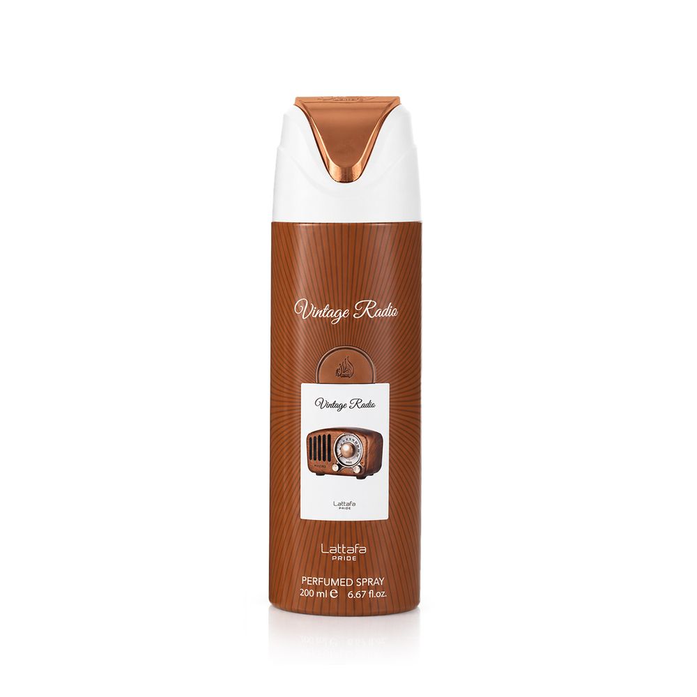 Lattafa Pride Vintage Radio Bodyspray 200 ml (unisex)