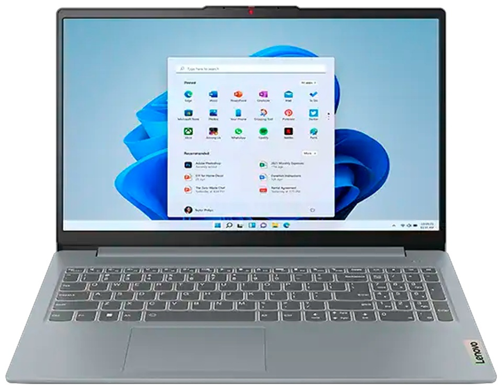Ноутбук Lenovo IdeaPad Slim 3 15AMN8 15.6" / 8 Гб / SSD 256 Гб / Win 11 / 82XR00D8RK