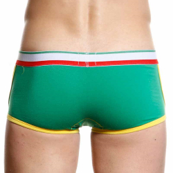 Мужские трусы хипсы зеленые Ferrari Green