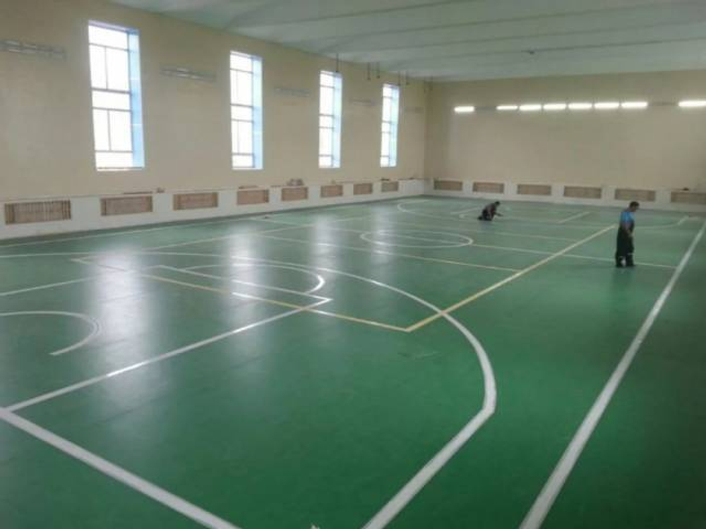 Линолеум спортивный зеленый 2.1 м (толщина 40 мм)