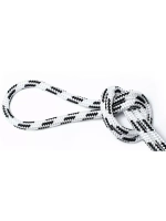 Шнур для яхт 12 мм, бело-черный,2200 кгс, 30 м, евромоток