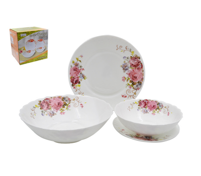 Набор столовый стеклокерам. 19пр. мал. "Анабель" п/у "МП"