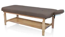 Массажный стол Mizomed Stationary Pro 1, стационарный (бежевый, кофе)