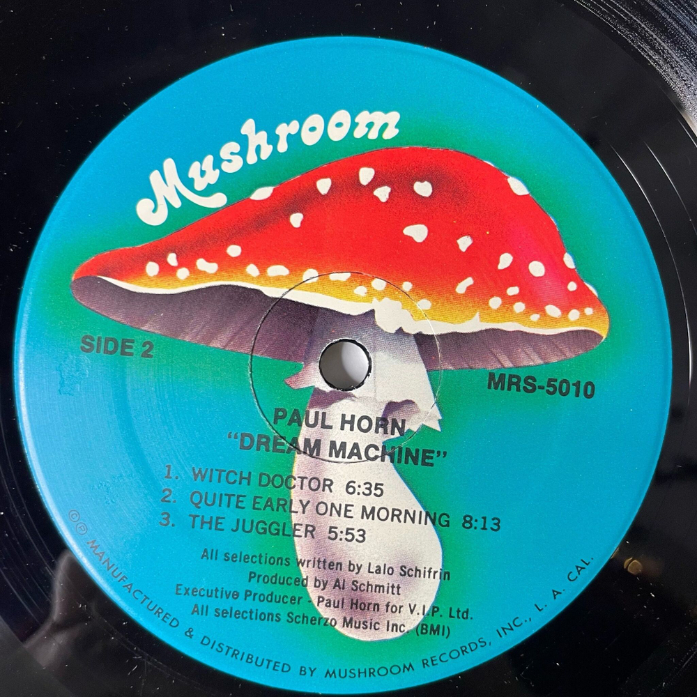 Винтажная виниловая пластинка LP Paul Horn Dream Machine (USA 1978)