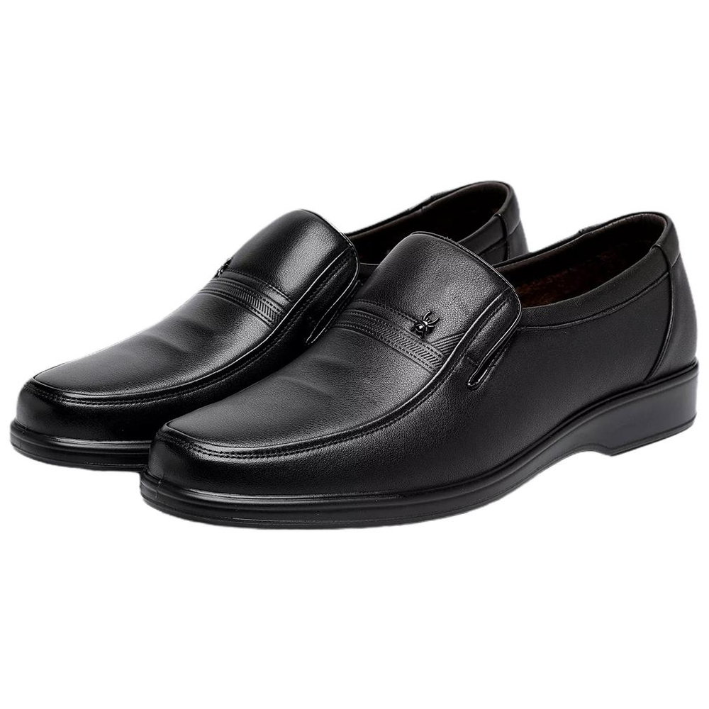 Spider King Cow Leather Casual Shoes Men"s Black