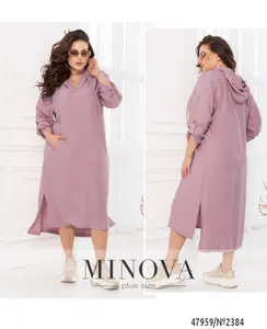 Платье 2384-пудра Minova