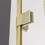 Душевая дверь Veconi Premium Alassio G AL-120-00-G-C4 120 стекло прозрачное осветленное/профиль брашированное золото