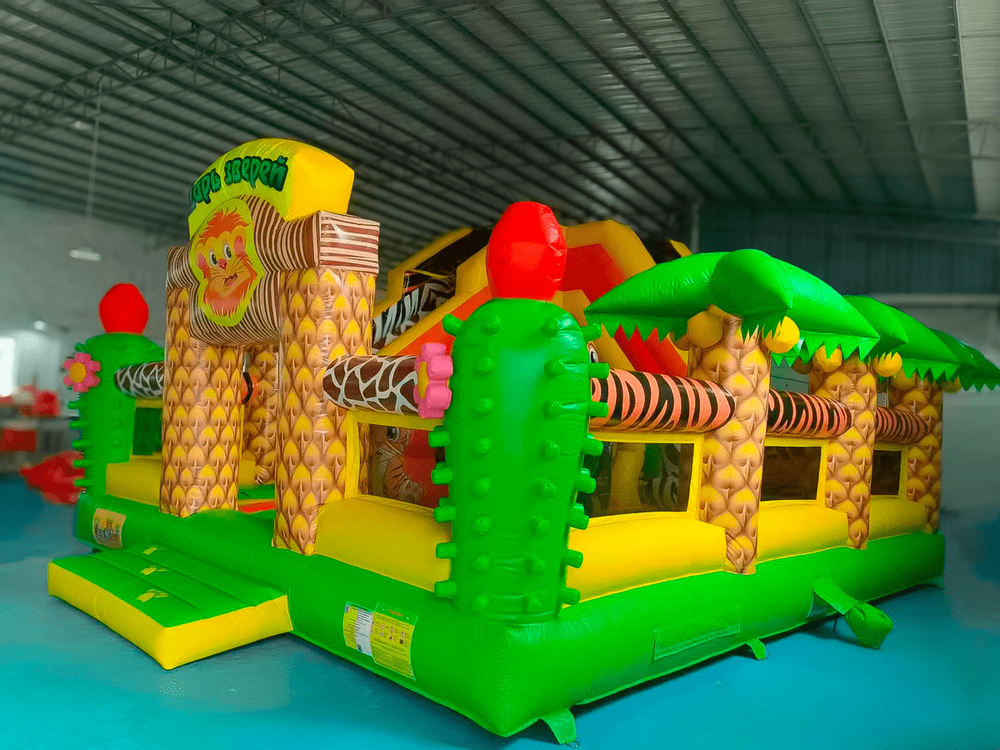 Коммерческий надувной батут «Сафари Ультра», 7*6*4 м.