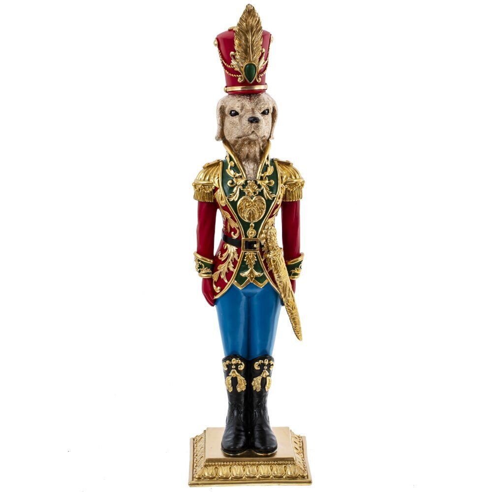 GAEM Фигурка декоративная "Солдатик-собака", L9 W9 H32 см