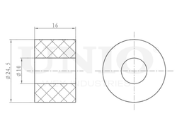 Втулка заднего стабилизатора UNIO RMP-10200