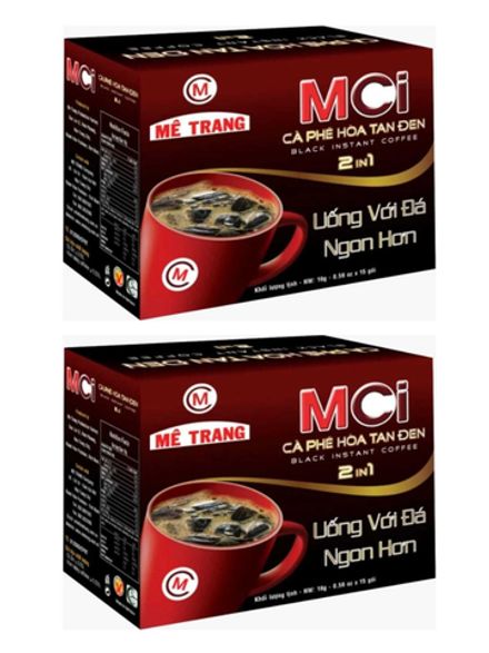 Растворимый кофе Me Trang MCI 2 в 1, в пакетиках 15 шт, 2 шт