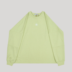 Raglan Sweatshirt LOGO White Jade