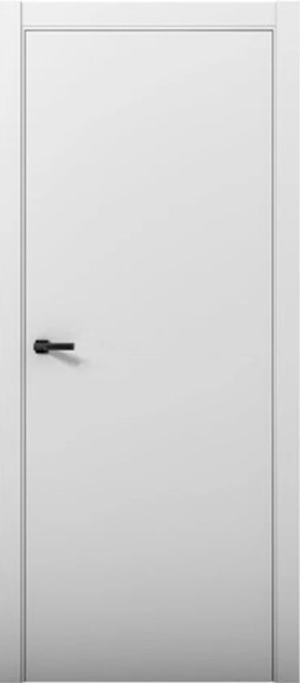 Межкомнатная дверь Turen Becker Fox 0 (черная АБС кромка) Светло-серый