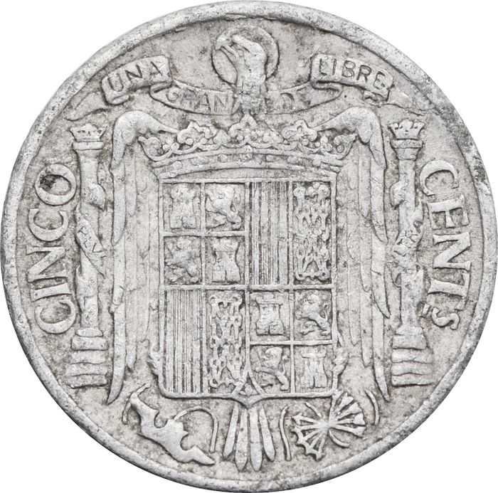 5 сентимо 1940-1953 Испания