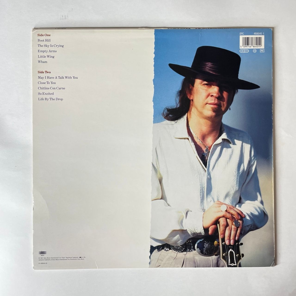 Винтажная виниловая пластинка LP Stevie Ray Vaughan And Double Trouble, The Sky Is Crying (Нидерланды 1991)