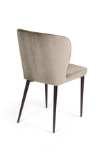 Стул Next, бархат пепельно-бежевый 25