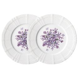 НАБОР ТАРЕЛОК ЗАКУСОЧНЫХ LEFARD "LILAC" 2 ШТ. 20,5 СМ (КОР=24НАБ.)