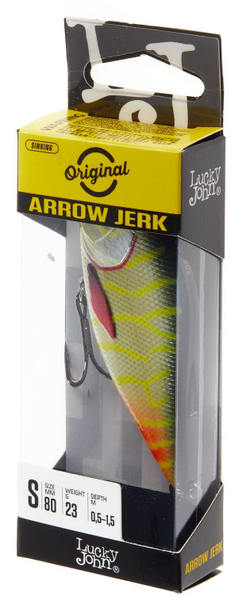 Воблер тонущий LJ ORIGINAL ARROW JERK 8 см, цвет 031