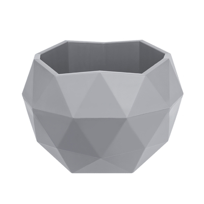 Кашпо "Топаз" (1,2л.) Цв. Серый жемчуг