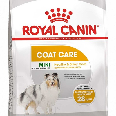 Royal Canin Mini Coat Care - корм для собак мини-пород с тусклой и сухой шерстью