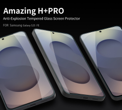 Защитное стекло с прозрачными рамками от Nillkin для Samsung Galaxy S25 FE, серия H+Pro Anti-Explosion Glass Screen Protector