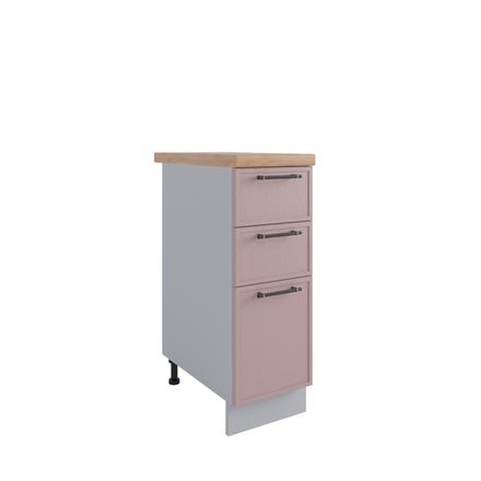 Кухня Модуль СЯШ 300 Марта Пудра Скин