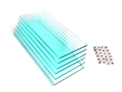 Комплект полированных стеклянных полок для Altum-300 / Crystal-310 (6шт. 178х369х10мм.)