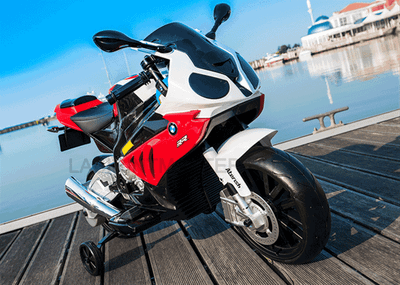 Детский электромобиль "BMW S1000RR", красный