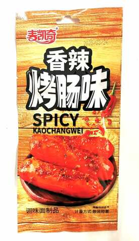 Соевая закуска Spicy Kaochangwei острые сосиски 20гр