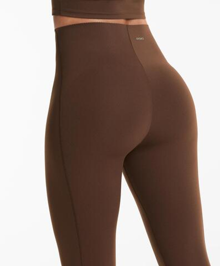 OYSHO Компрессионные легинсы Compressive Core Control длиной до щиколотки, коричневый