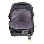 Рюкзак молодежный 51*30*20 см, 2 отделения, с брелоком, чёрно-серый