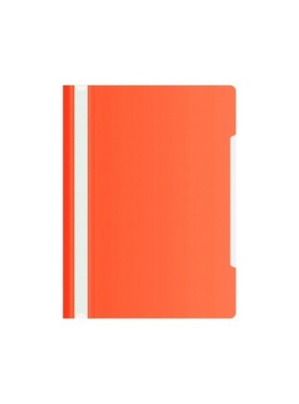 Скоросшиватель пласт. прозрачный верх.лист красный PS20red