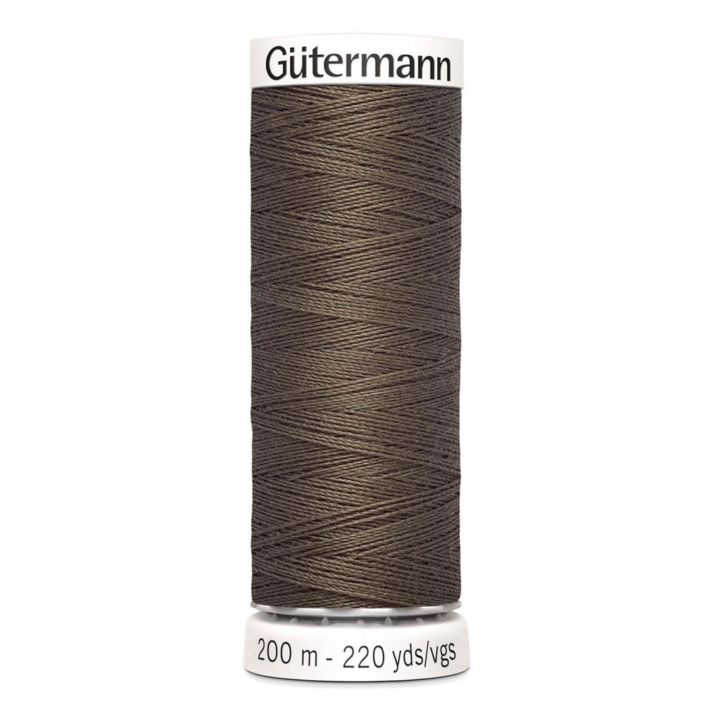 Нитки универсальные Gutermann Sew-all 100 (200 метров), 5 кат. | 467 бледно-коричневый