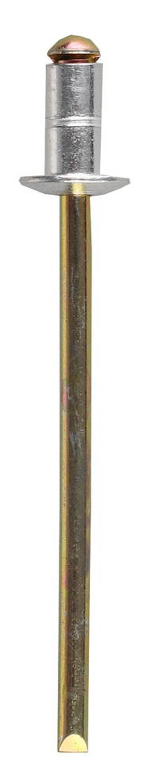 Заклепки многозажимные, алюминиевые 4,0x8 мм, 1000 шт, ЗУБР