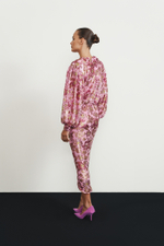 Платье макси из шифона с пайетками