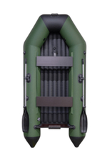 Барс-2800 НДНД зеленый-чёрная (лодка пвх под мотор НДНД)