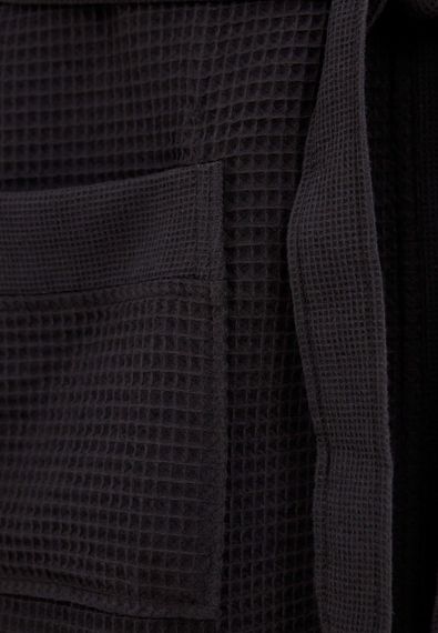 Гамлет (черный) L Мужской Халат с капюшоном