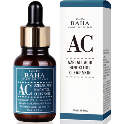 Cos De BAHA Сыворотка с азелаиновой кислотой - Azelaic acid hinokitiol clear skin serum (AC), 30мл