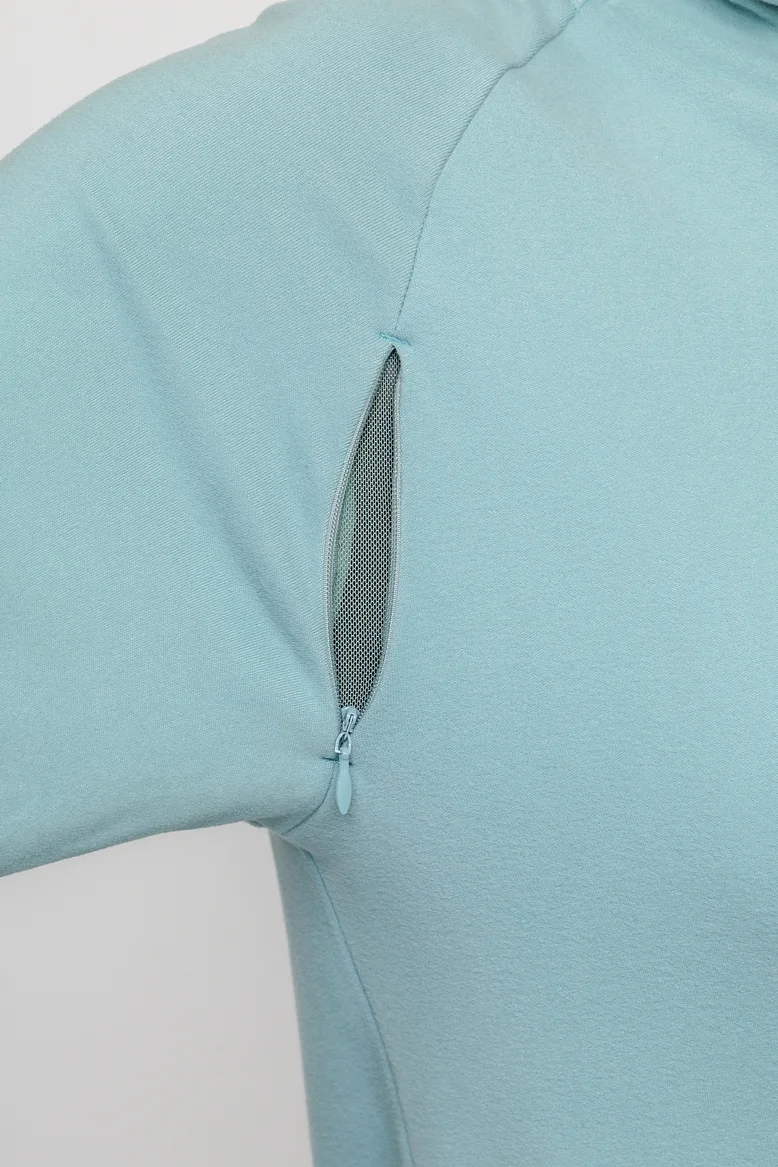 Кофта-ниндзя (с капюшоном), женская, цвет "Мятный бриз"